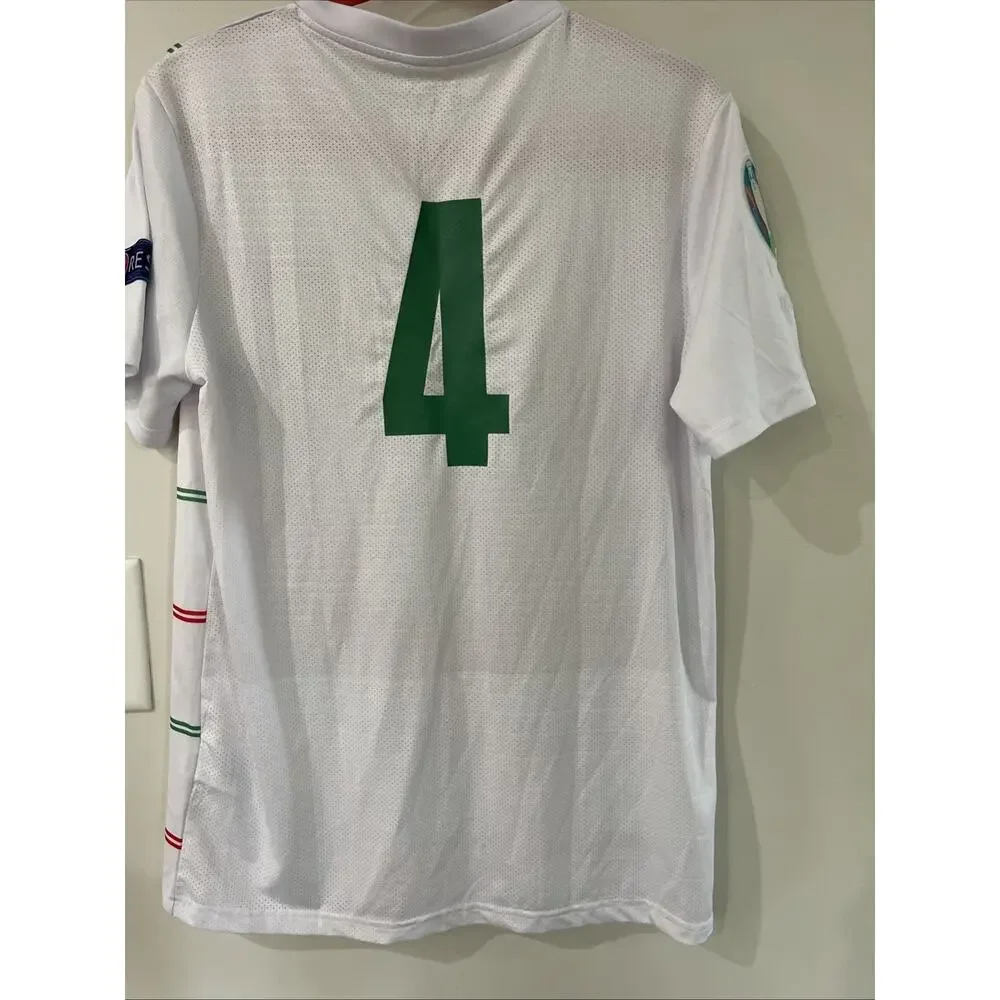NEW NIKE EURO 2020 Portugal Portuguese FPF Jersey Shirt White UEFA #4 Football M